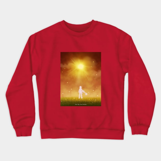 Thinking Of You, Wherever You Are Crewneck Sweatshirt by Haelyonn